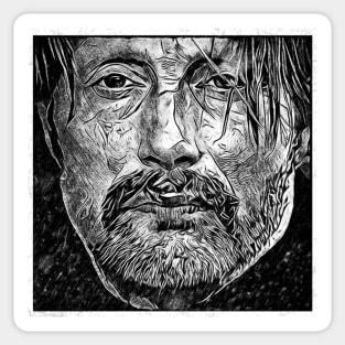 Mads in the Snow - Again Sticker